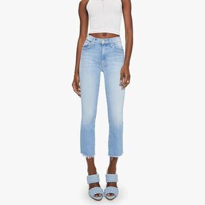 MOTHER The Insider Crop Step Fray in Limited Edition